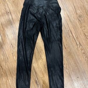 Spanx Leggings XL - Leather Look Faux